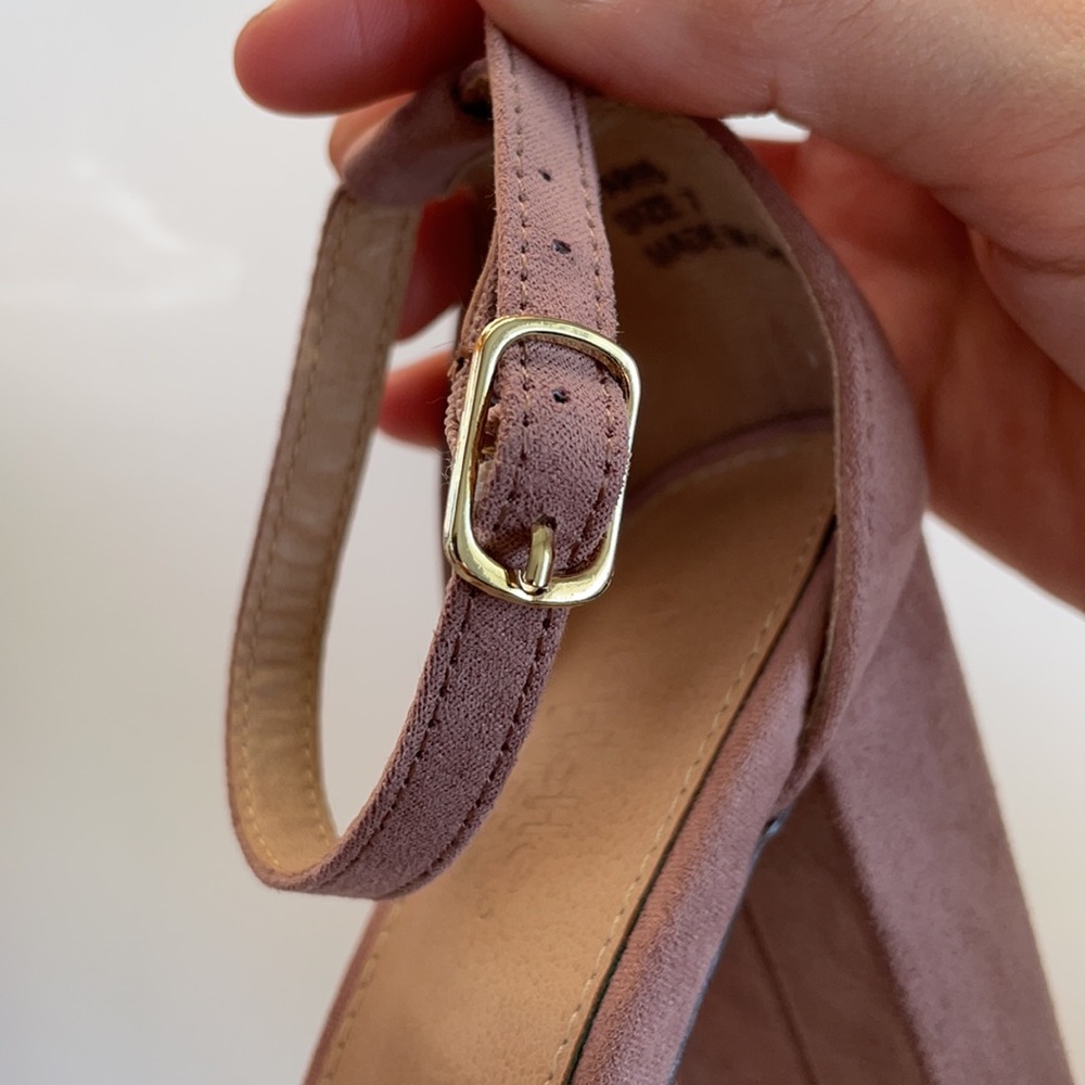 Mauve Color Block Strappy Heels! - image 5